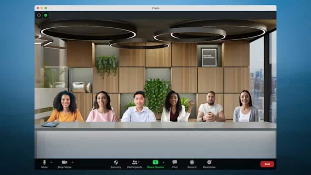 zoom visão imersiva fundos virtuais