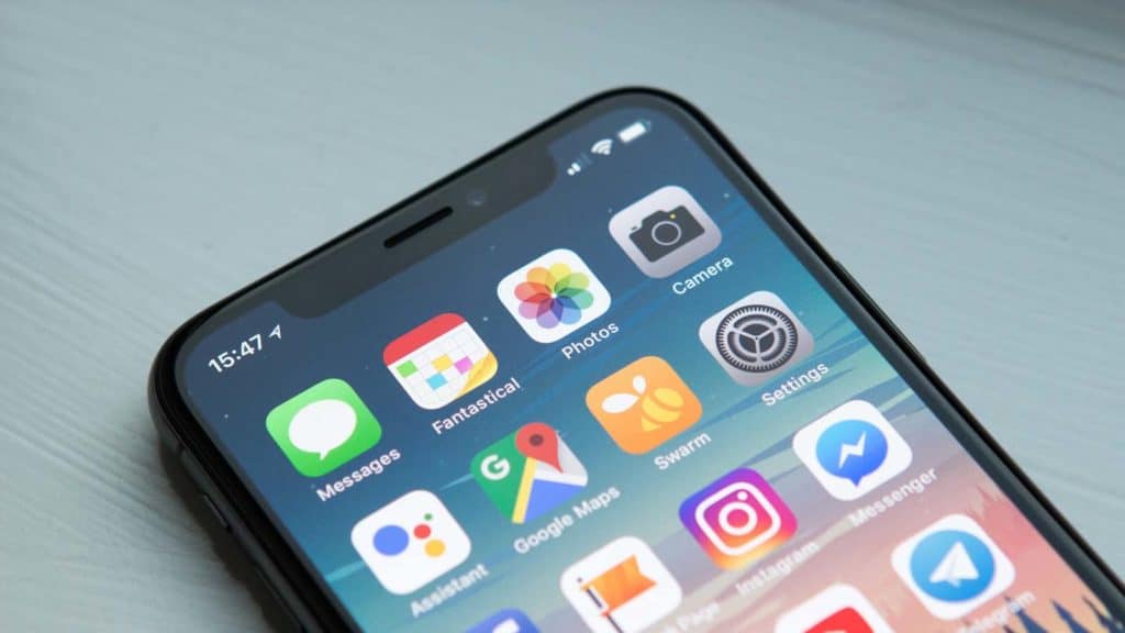 iPhone上的应用程序