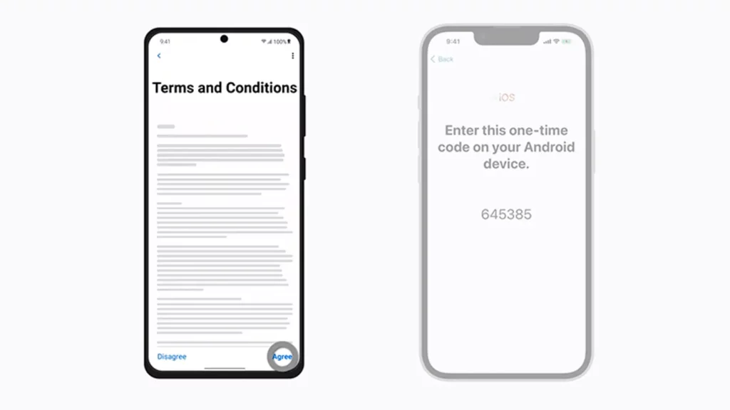 klik lanjutkan di ponsel android dan ponsel apel