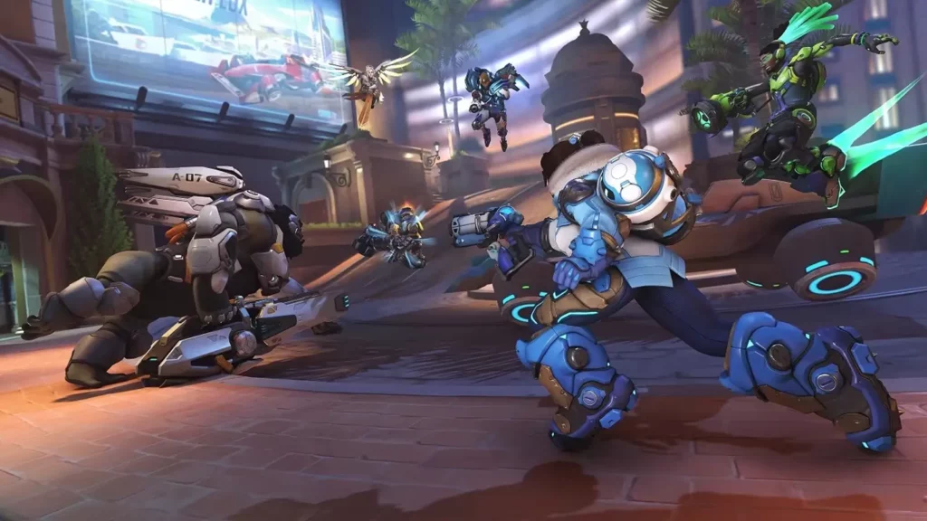 การเล่นเกม Overwatch 2