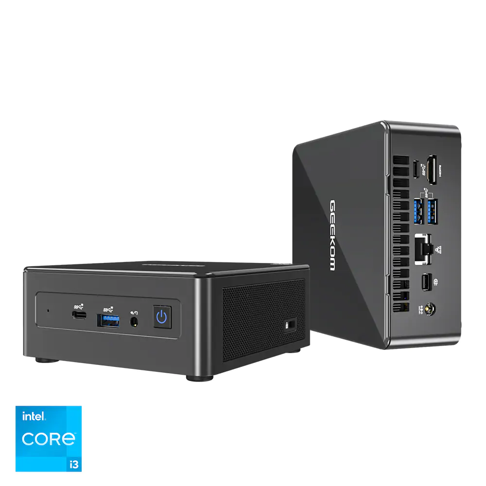 GEEKOM Mini IT8 SE 第 8 代 Intel Core i3 产品拍摄