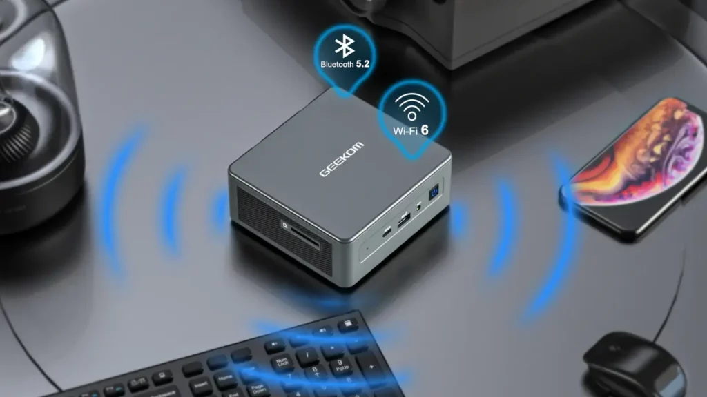 Mini IT 第 11 版在桌面上显示 wifi