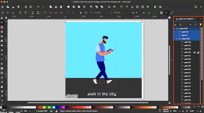 Inkscape 中的圖層