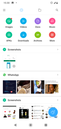 il mio file manager