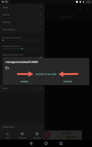 SD カード ADM へのアクセス