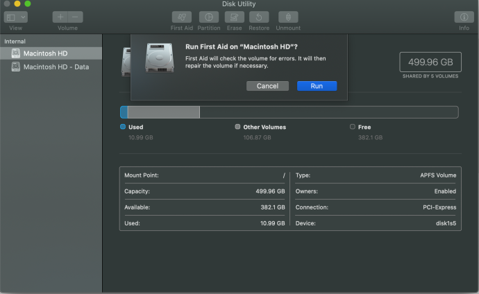 macOS Disk Utility