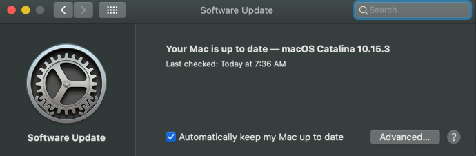 Aktualisieren Sie macOS