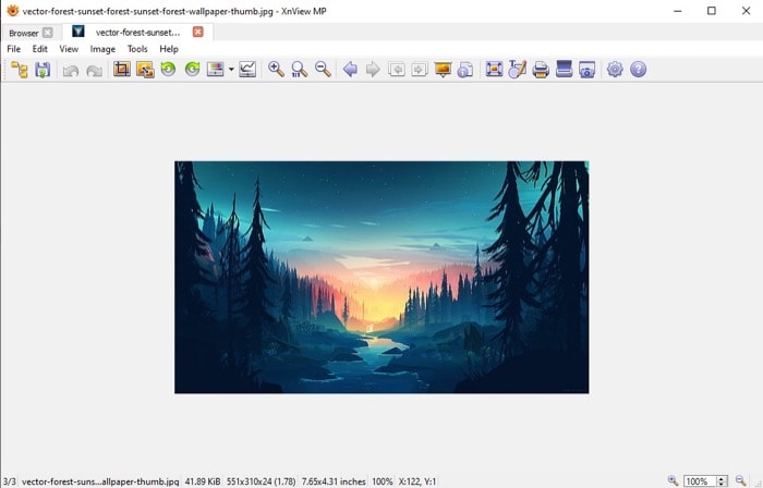 Best Image Viewer Apps for Windows - XnViewMP image viewer windows