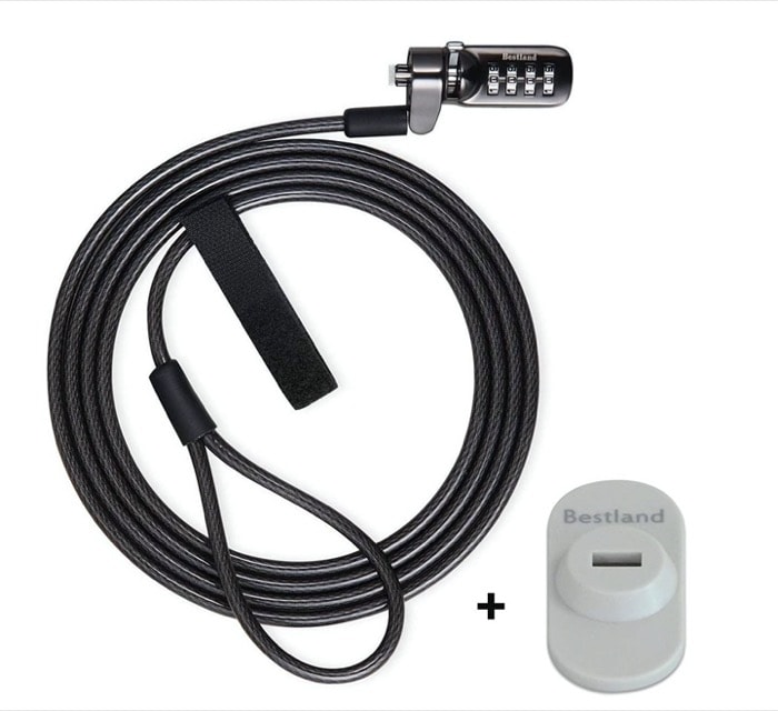 Top 10 Anti-theft Cables and Locks for Laptops - Bestland Combination Cable Lock
