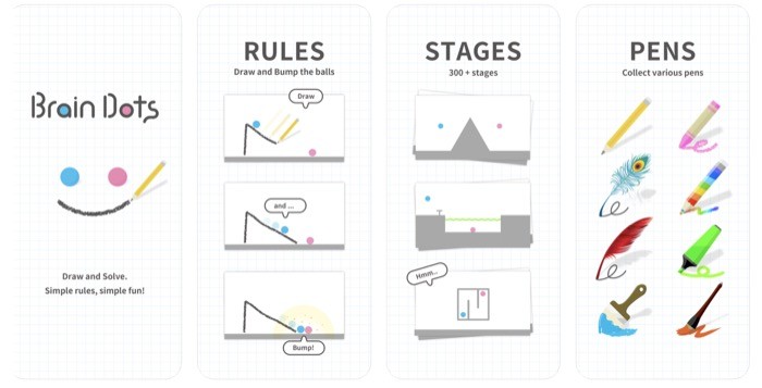 Top 15 Addictive Casual Games For iOS - Hyper Casual iOS Games Brain Dots