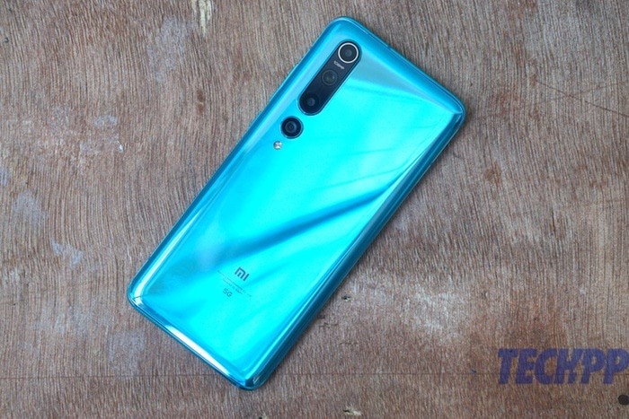 [First Cut] Xiaomi Mi 10: Walking that premium talk? - mi 10 review back