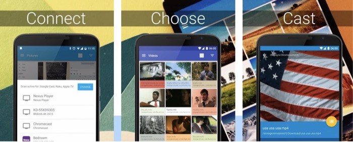 Cast Android Screen using LocalCasts app