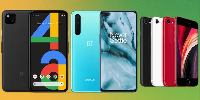 Pixel 4a vs Nord vs iPhone SE: Three premium brands, three approaches to the "affordable smartphone" - pixel 4a nord iphone se
