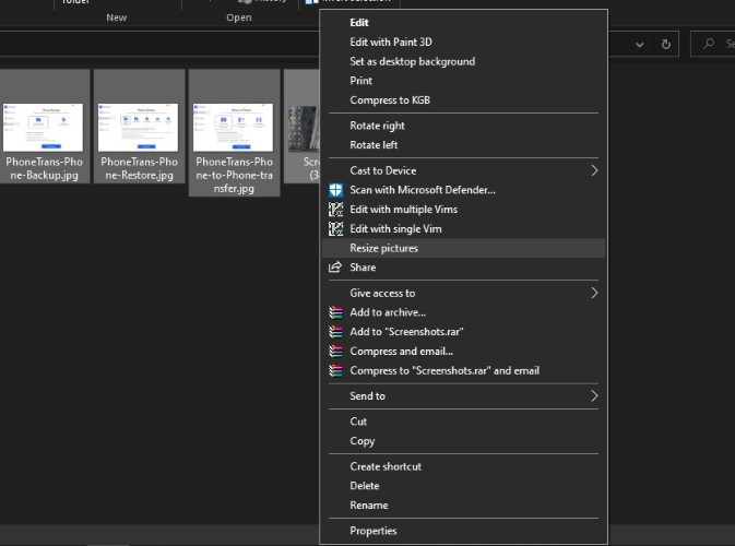 Bulk resizing images (ImageResizer)