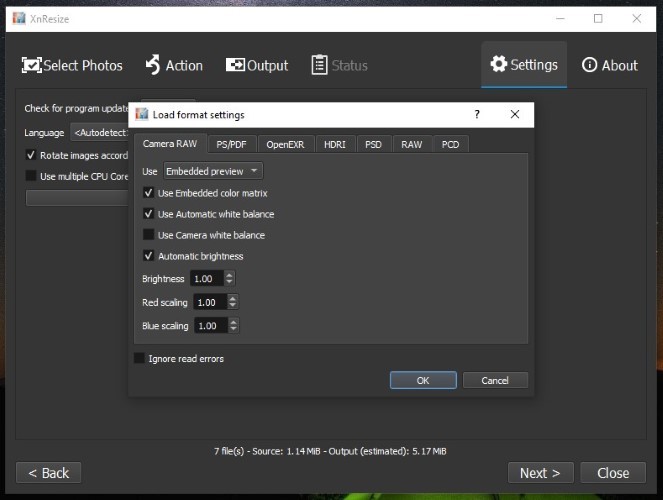 Bulk resizing images (XnResize)