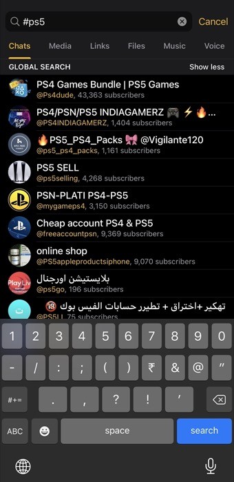 Organize and find messages using hashtags