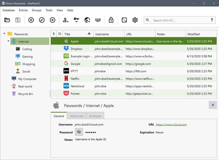 Alternative LastPass gratuite KeePassXC LastPass alternatives — KeePassXC