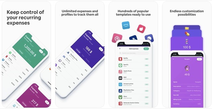 Billbot subscription tracker