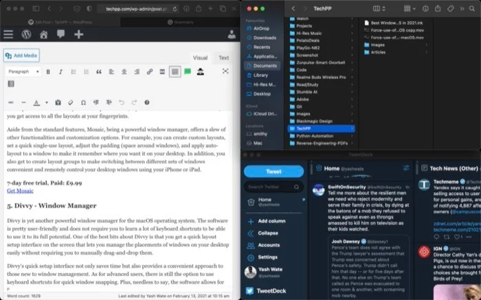 Mac productivity apps — Rectangle