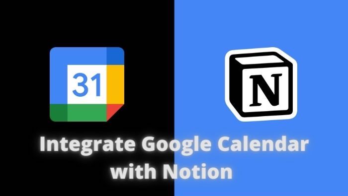 Google Calendar and Notion integration