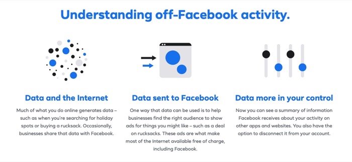 关闭 Facebook 活动简介 Understanding Off-Facebook activity