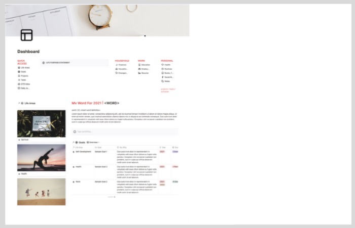 Dashboard Template