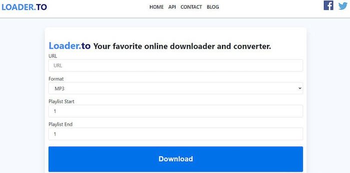 loader.to youtube to mp3