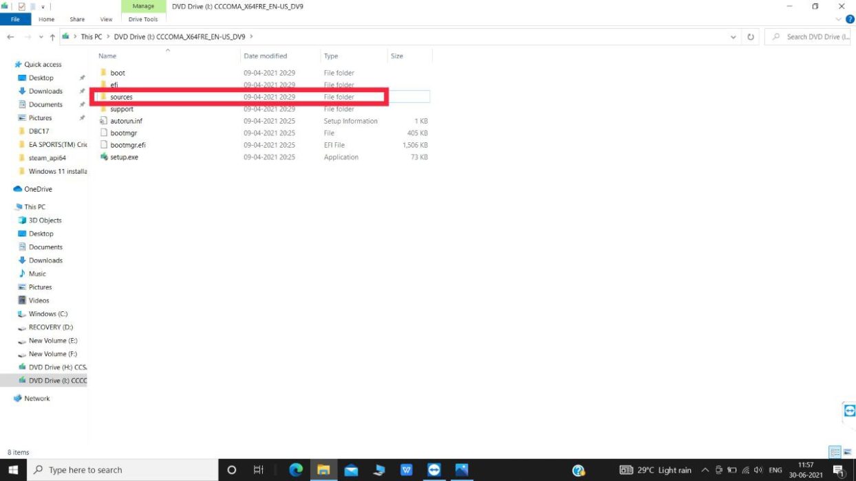 Windows 10 sources