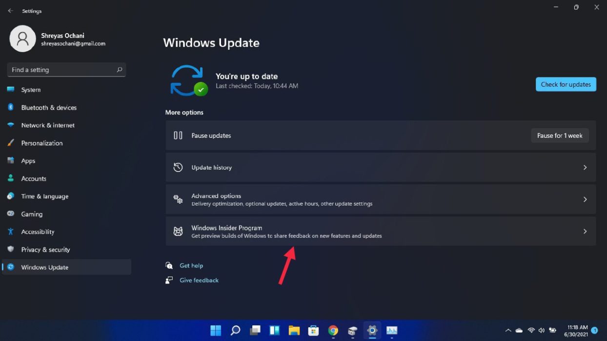 Windows 11 insider