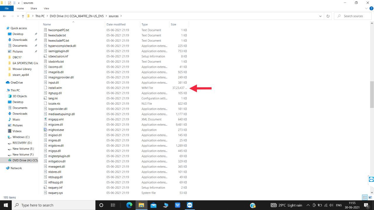 install file windows 11