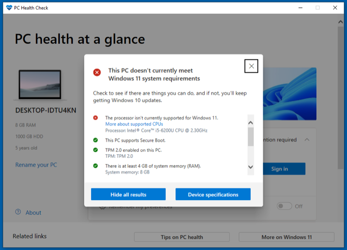 Comment installer Windows 11 sur des processeurs non pris en charge Techesi