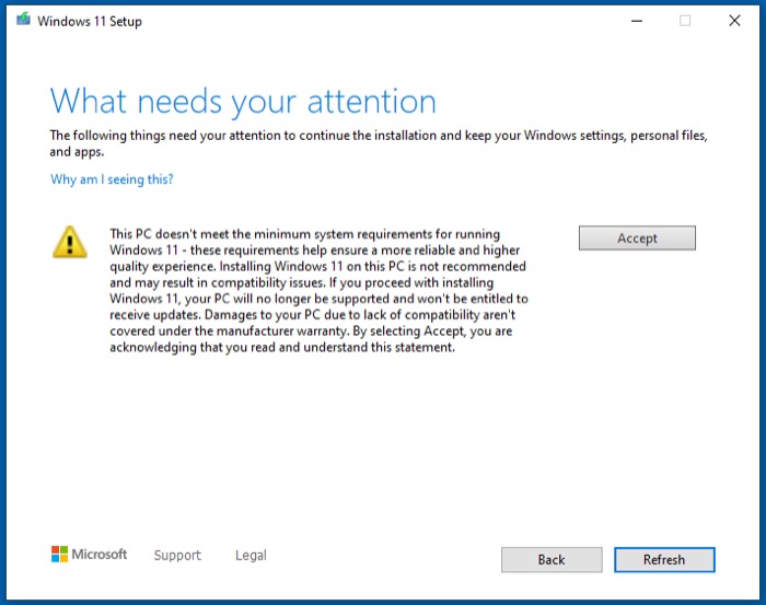 installing Windows 11