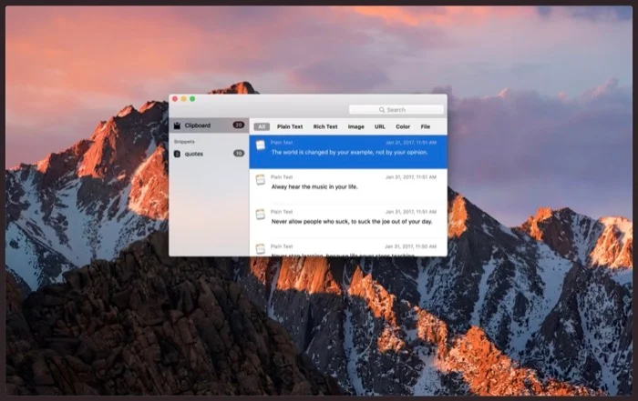 مدير الحافظة PasteBox Mac PasteBox Mac clipboard manager