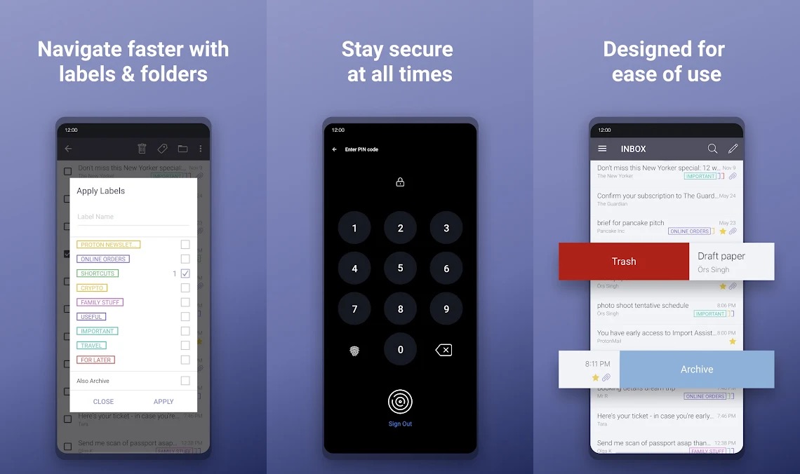 Android 版 ProtonMail ProtonMail