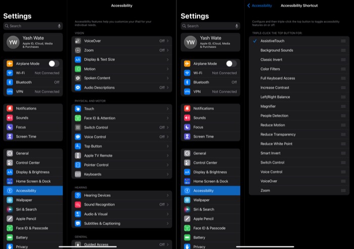 capture screenshot on iPad using AssistiveTouch