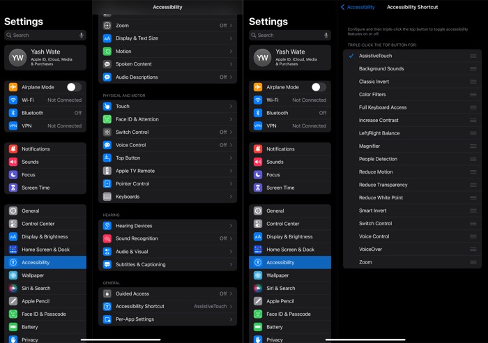 capture screenshot on iPad using AssistiveTouch