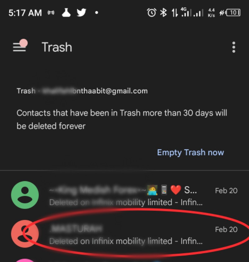 How to recover deleted phone numbers on Android 