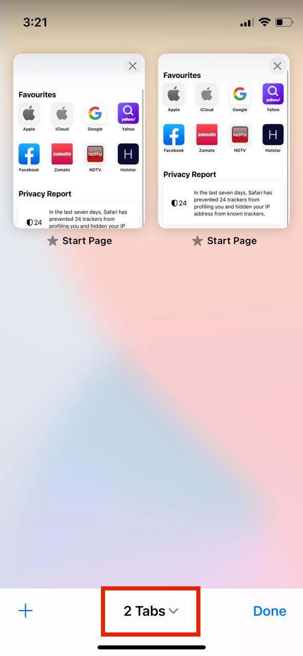 standard private mode