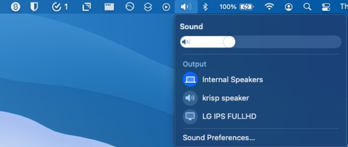check volume