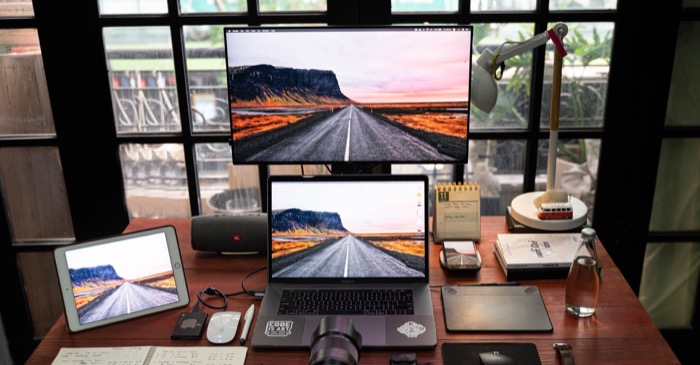 การควบคุมแบบสากลบน Mac Universal Control on Mac and iPad