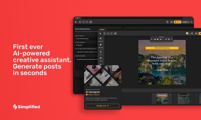 Copywriter AI simplificat Simplified AI copywriter