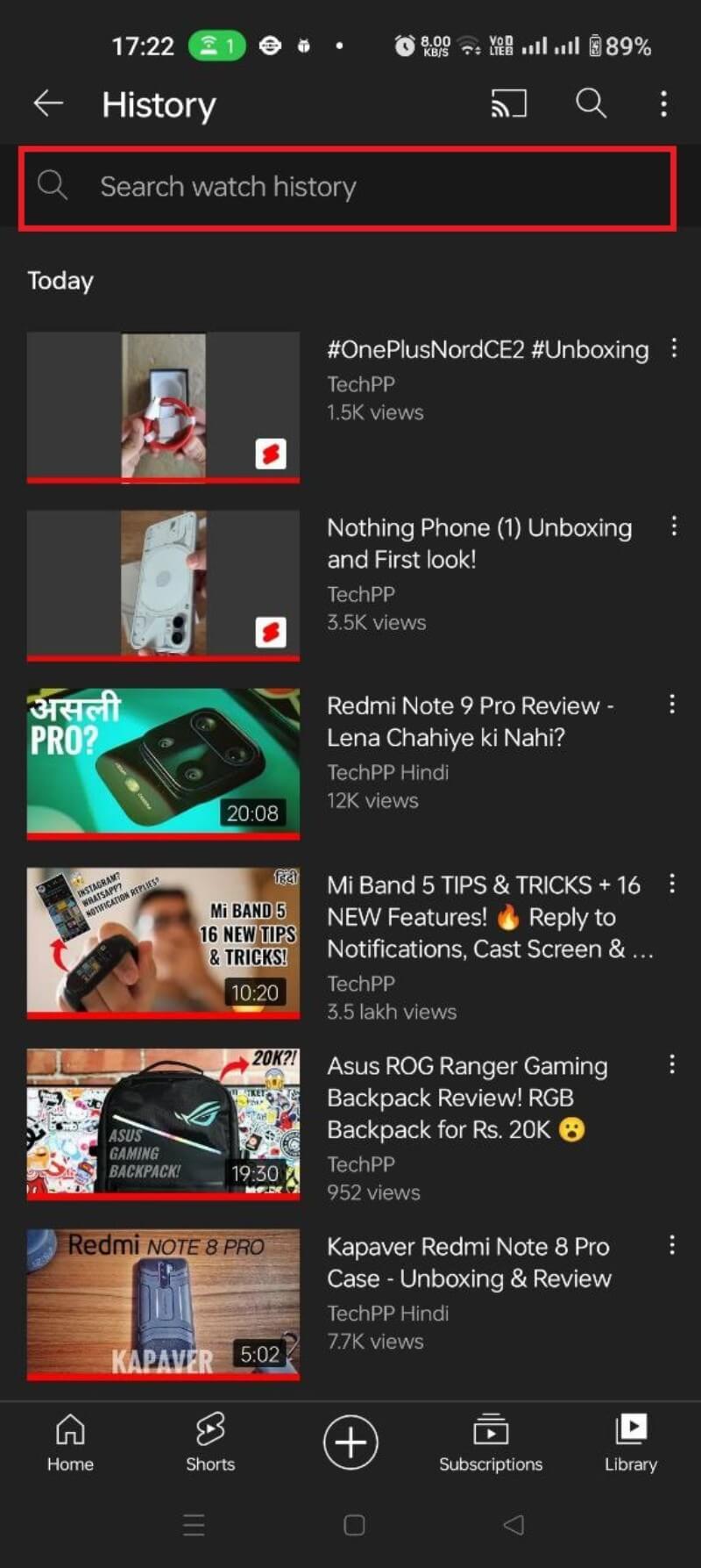 How to View and Delete YouTube Watch History [2022] - view and delete watch history android 3
