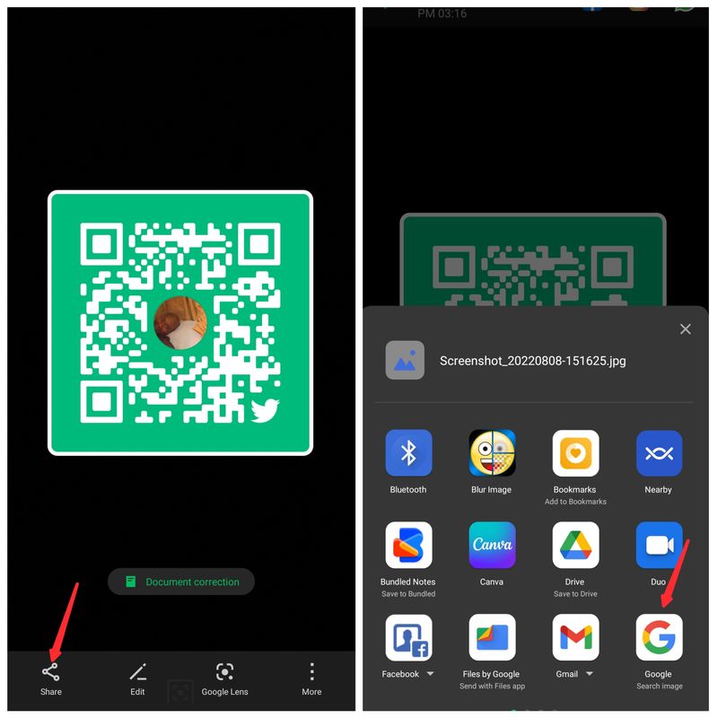 Scan QR code from image via gallery 