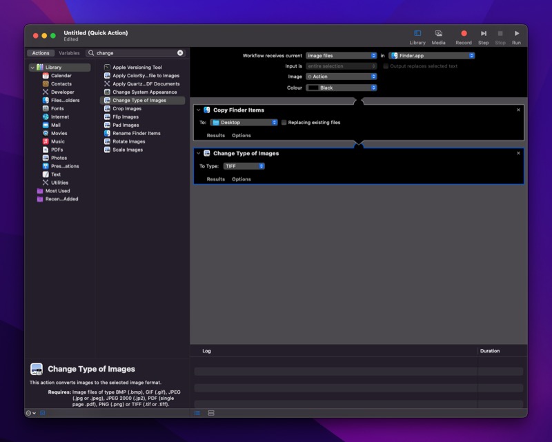 removing duplicate action from workflow
