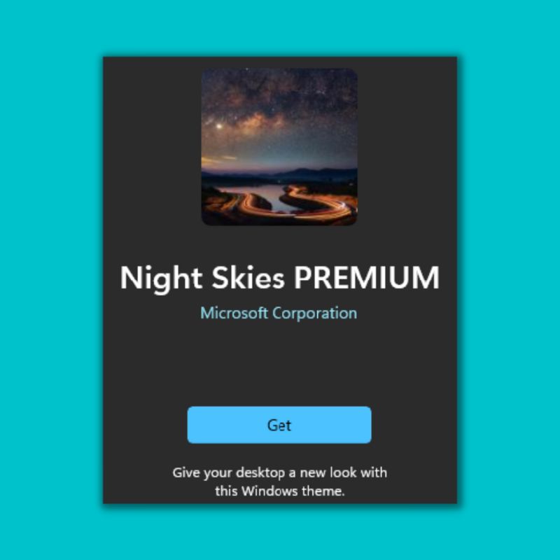 夜 Night Skies Premium Theme Pack