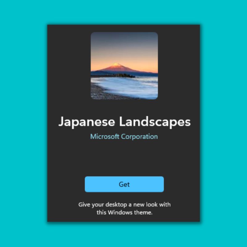 日本 Japanese Landscapes Theme Pack