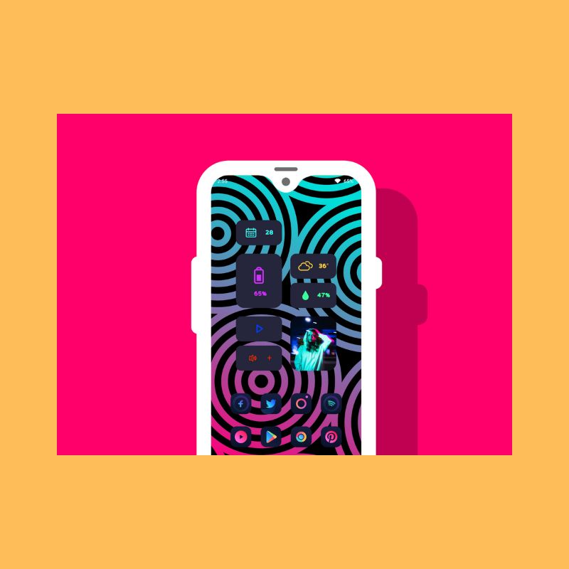 Vibrant Colors Widget Pack for KWGT