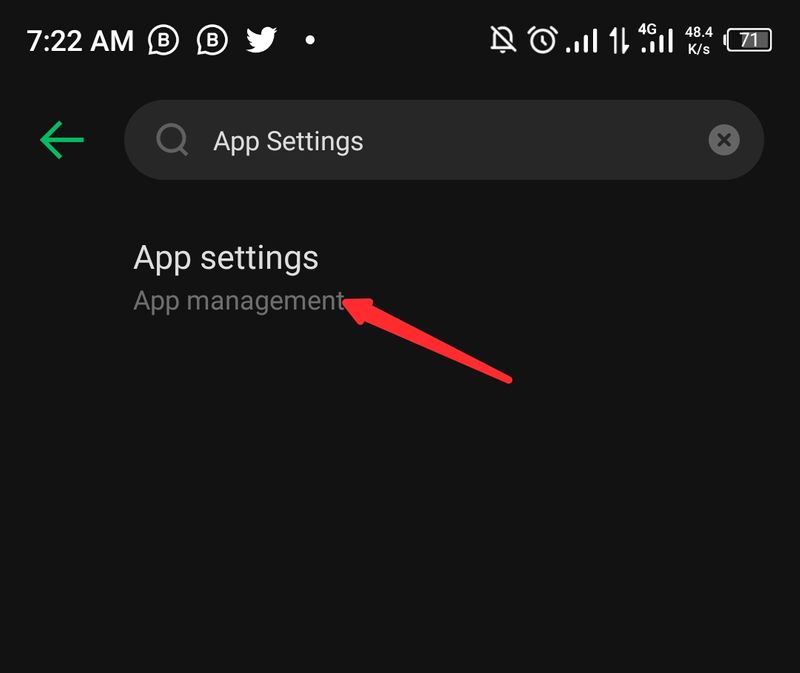 App Settings