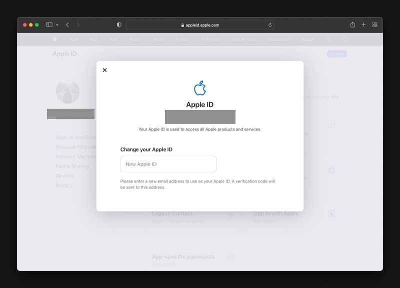 adding new apple id