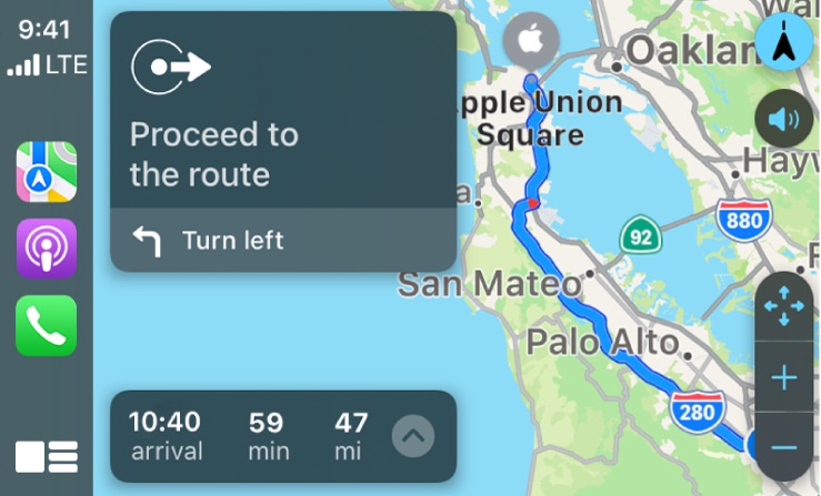 蘋果地圖 carplay apple maps